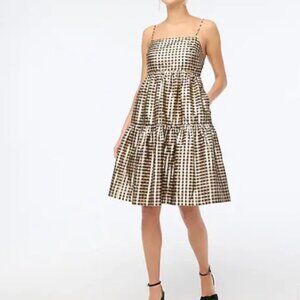 Gold & Black Metallic Holiday Dress